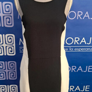 Vestido bicolor Mango