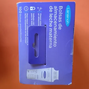 Bolsa de almacenamiento de leche maternal.