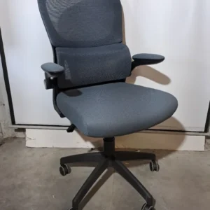 Silla de oficina ergonómica gris