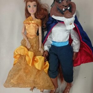 Muñecos Bella y Bestia Disney