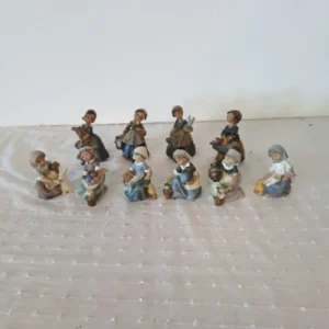Conjunto 10 figuras resina