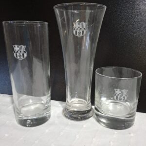 Juego vasos F.C. Barcelona